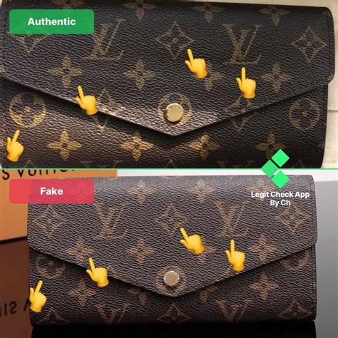 authentic louis vuitton wallet vs fake|authentic louis vuitton men's wallet.